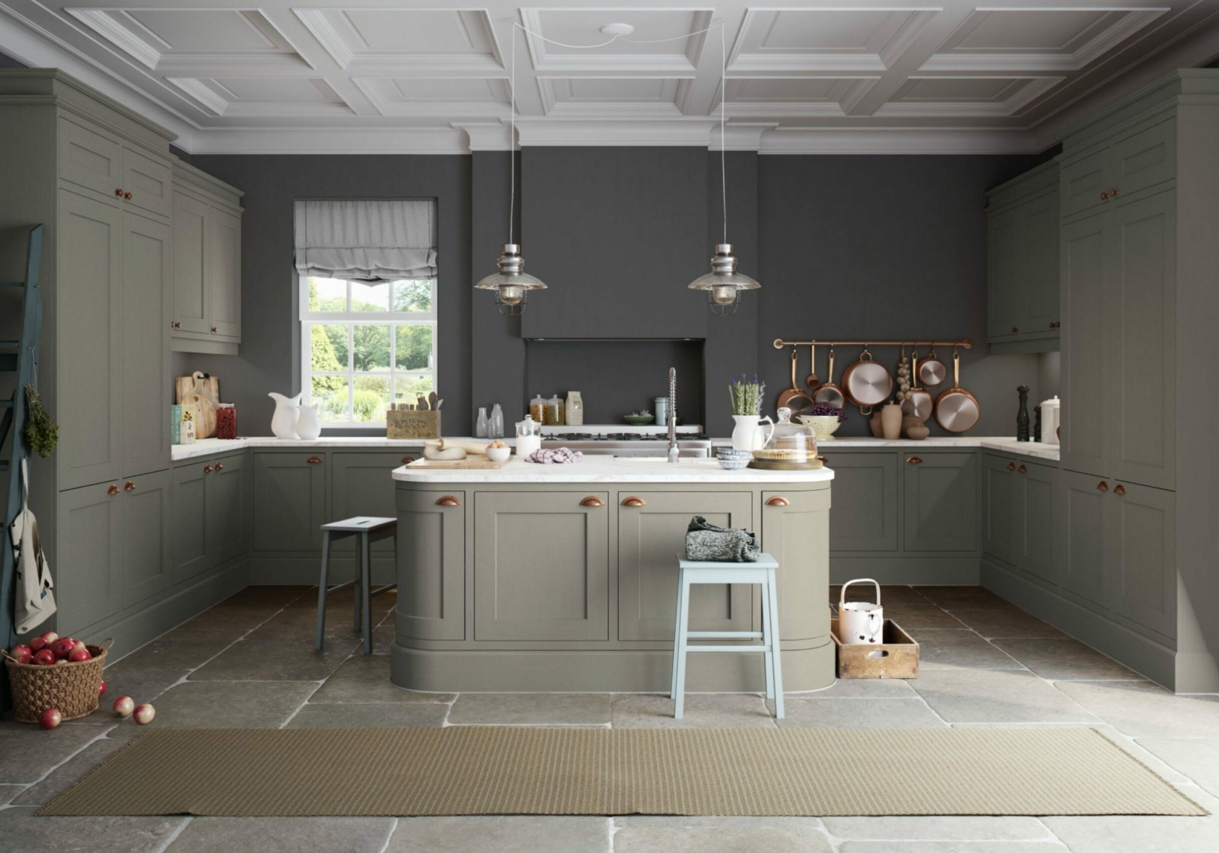 Grey In Frame Kitchen Hampshire